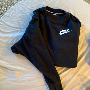 Nike sweatshirt, black, enforced elbows
